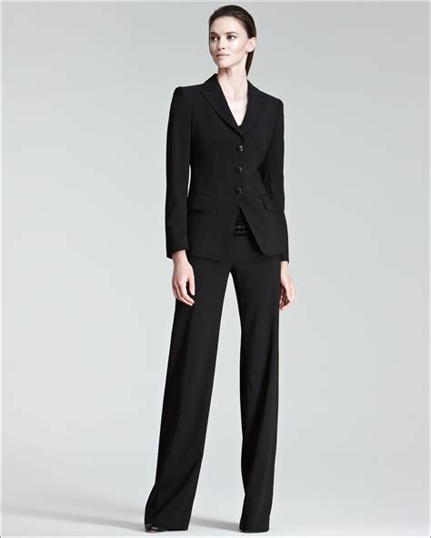 designer suits for women armani.